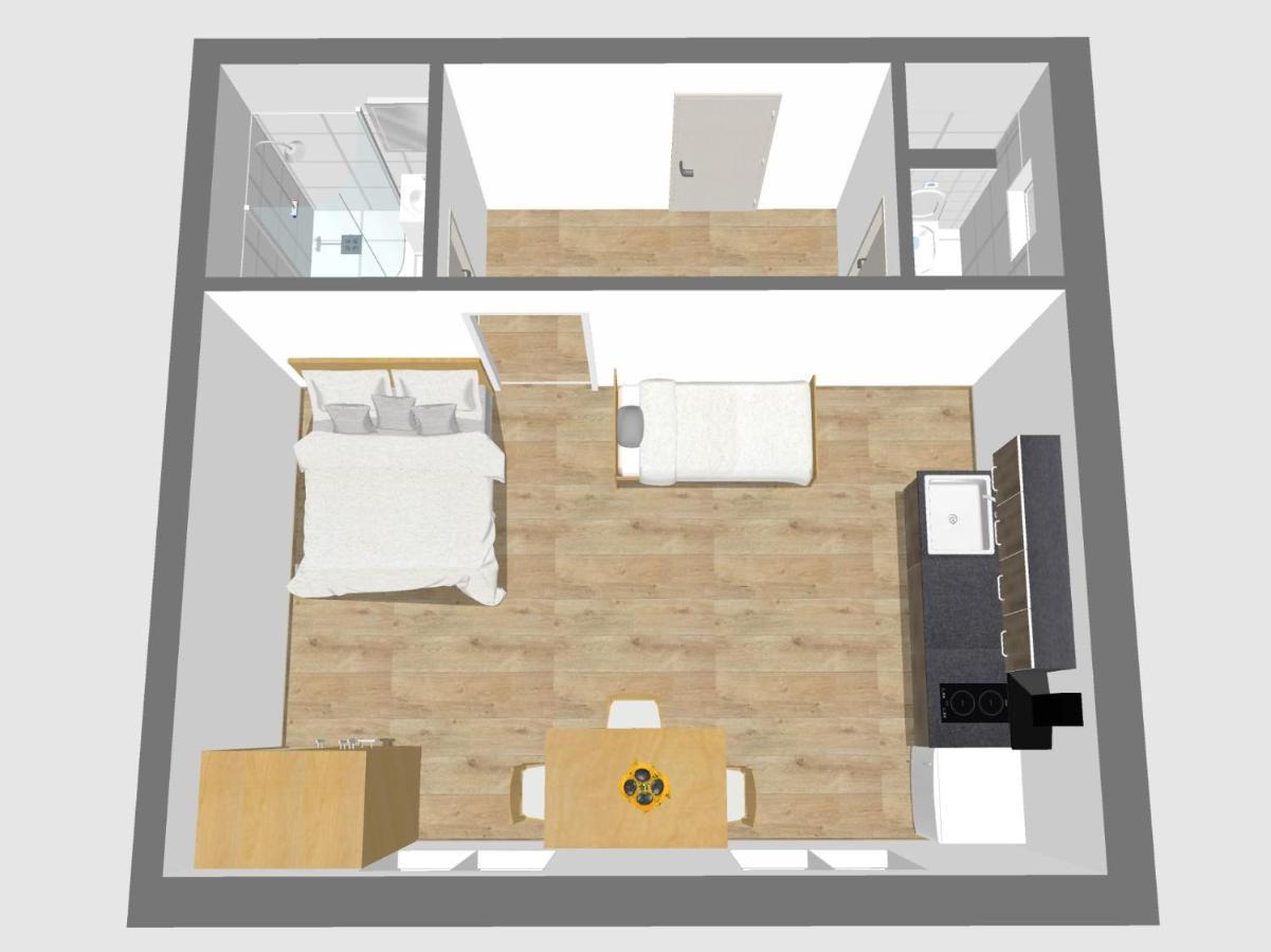 Vlevo Dole Koko Apartment By Sprava Ubytka 捷克布杰约维采 外观 照片
